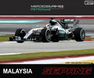 Puzzle Χάμιλτον GP Μαλαισίας 2015